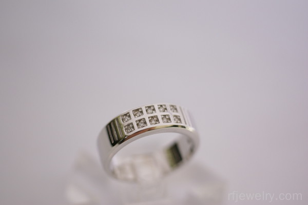 حلقه ست جواهر برليان - کد 10138