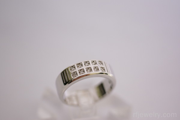 حلقه ست جواهر برليان - کد 10139