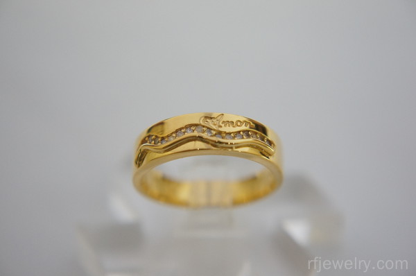 حلقه ست جواهر برليان - کد 10178