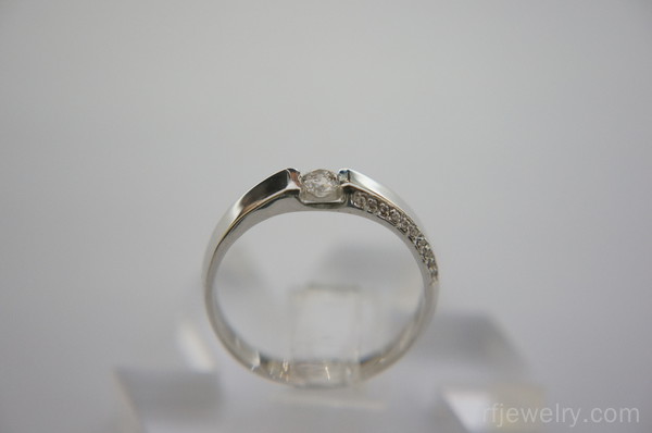 حلقه ست جواهر تخمه - کد 10196