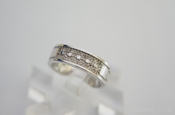 حلقه ست جواهر برليان - کد 10198