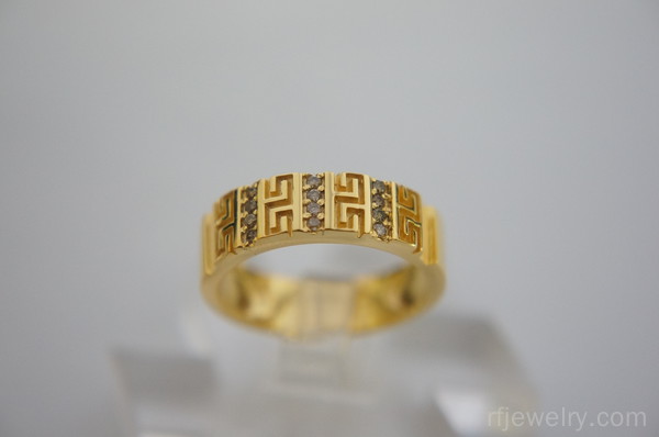 حلقه ست جواهر برليان - کد 10201