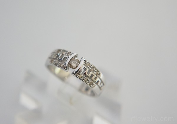 حلقه ست جواهر برليان - کد 10214