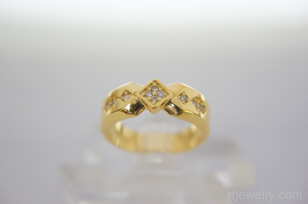 حلقه ست جواهر برليان - کد 10238