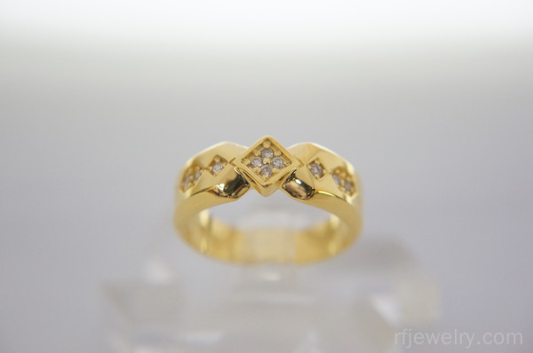 حلقه ست جواهر برليان - کد 10239