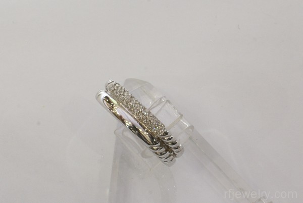 حلقه ست جواهر برليان - کد 10315