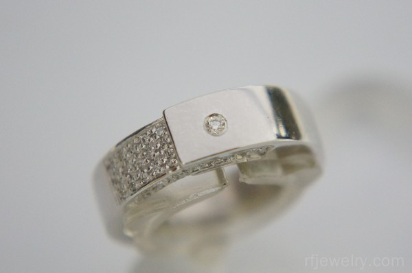 حلقه ست جواهر برليان - کد 13035