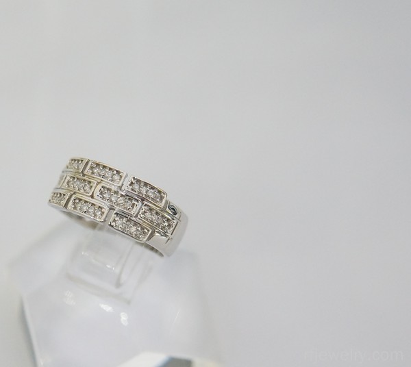 حلقه ست جواهر برليان - کد 13399