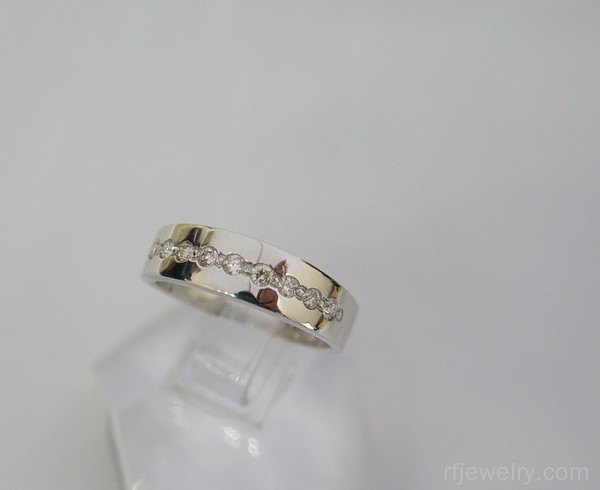 حلقه ست جواهر برليان - کد 13405