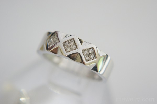 حلقه ست جواهر برليان - کد 13442