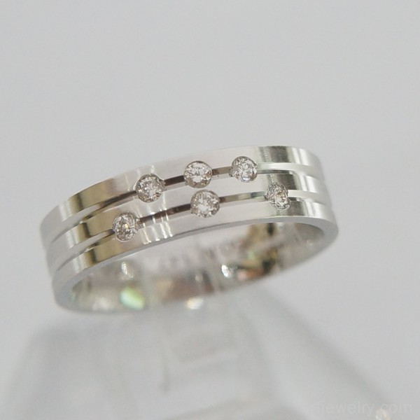 حلقه ست جواهر برليان - کد 13557