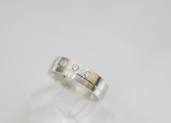 حلقه ست جواهر برليان - کد 13649