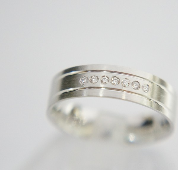 حلقه ست جواهر برليان - کد 13690