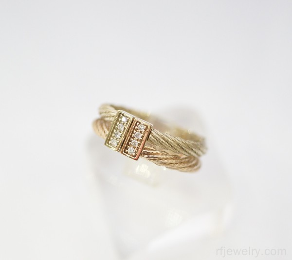 حلقه ست جواهر برليان - کد 15251