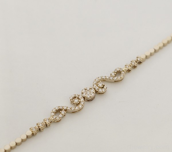 دستبند جواهر برليان - کد 17283