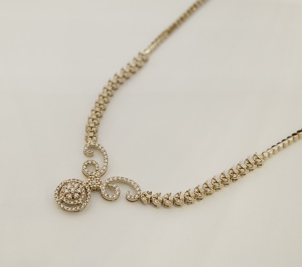 گردنبند جواهر برليان - کد 17288