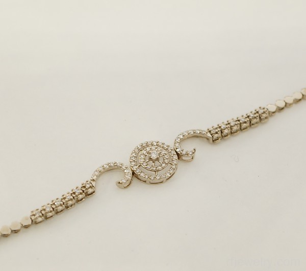 دستبند جواهر برليان - کد 17304
