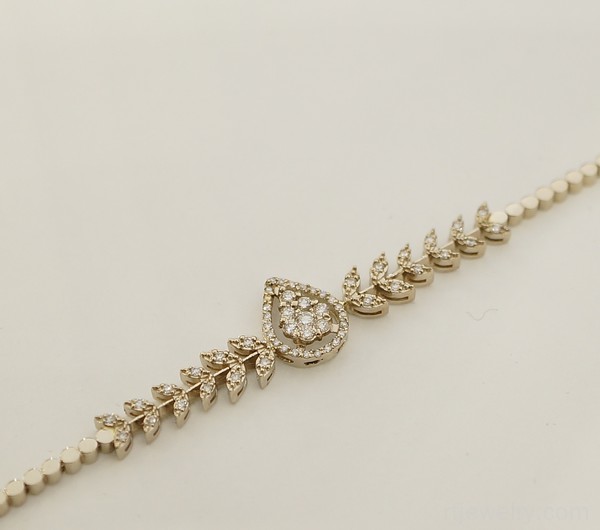 دستبند جواهر برليان - کد 17376