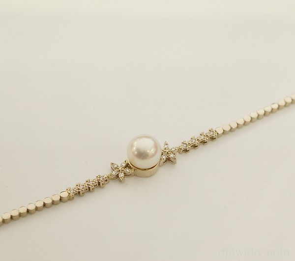 دستبند جواهر برليان - کد 17417