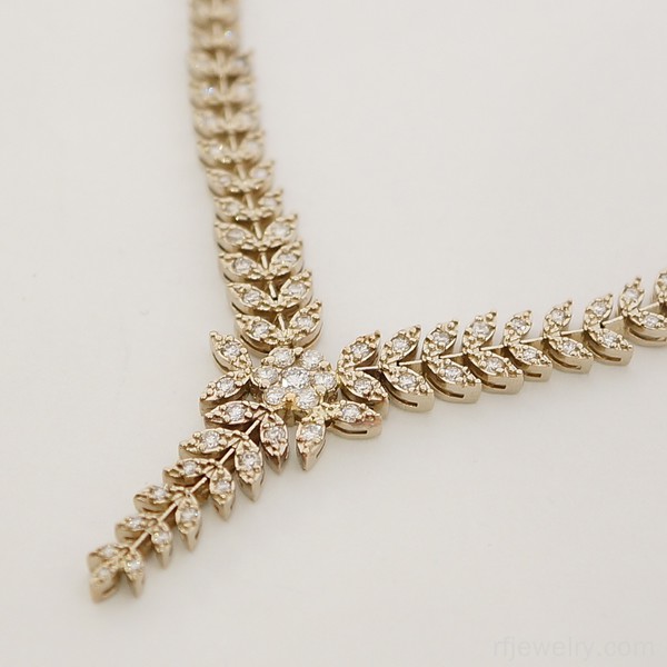 گردنبند جواهر برليان - کد 17449