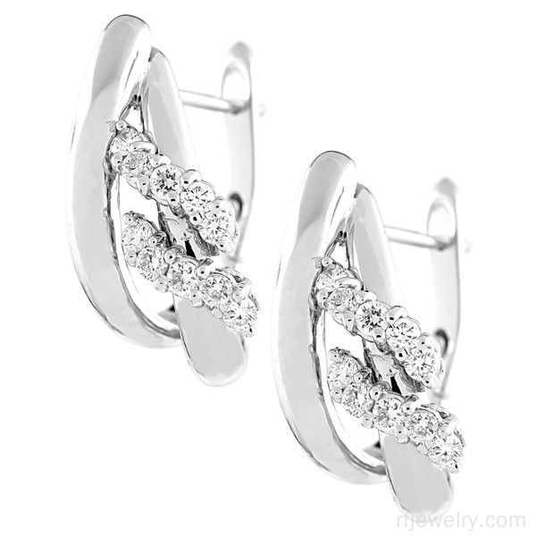 گوشواره جواهر برليان - کد 3086
