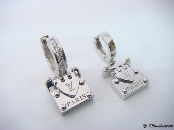 گوشواره جواهر برليان - کد 3490