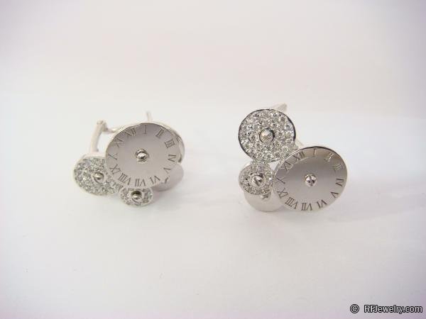 گوشواره جواهر برليان - کد 4528