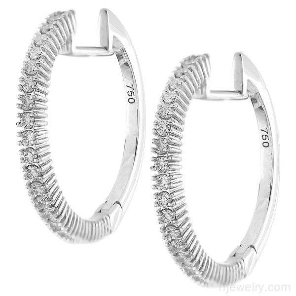 گوشواره جواهر برليان - کد 5404