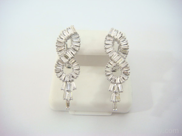 گوشواره جواهر باگت - کد 5605