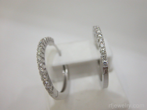 گوشواره جواهر برليان - کد 7049