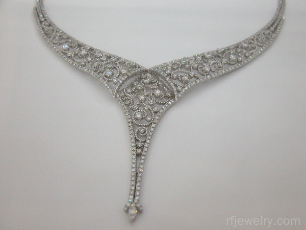 گردنبند جواهر برليان - کد 7063