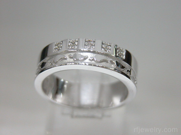 حلقه ست جواهر برليان - کد 8534