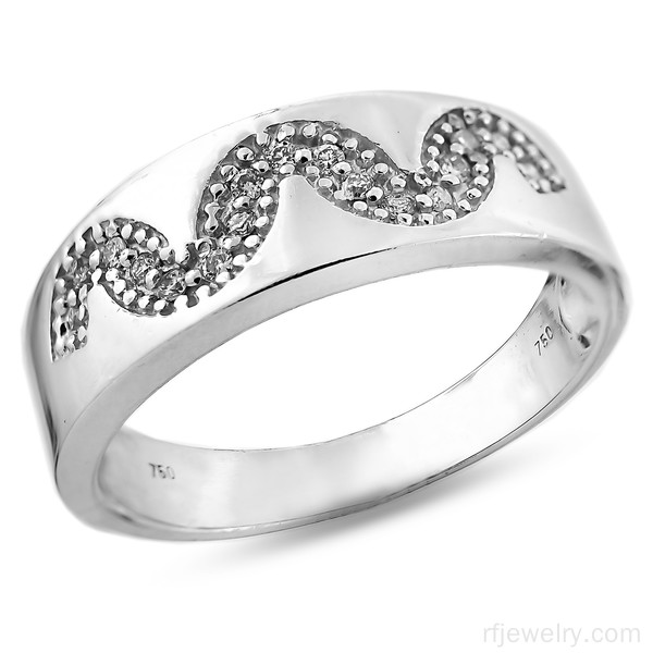 حلقه ست جواهر برليان - کد 8589