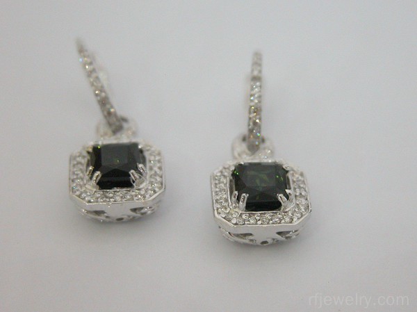 گوشواره جواهر اپاتايت - کد 8730