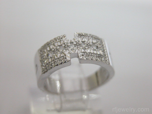 حلقه ست جواهر برليان - کد 9021