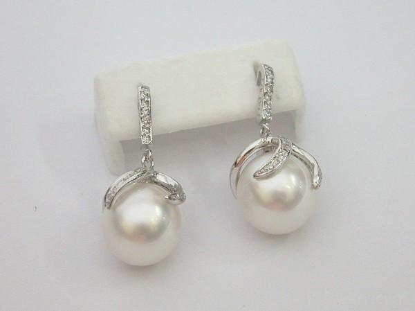 گوشواره جواهر برليان - کد 9060