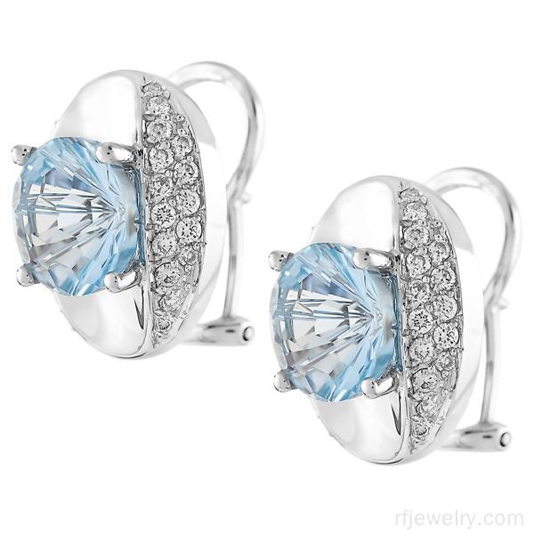 گوشواره جواهر برليان - کد 9451