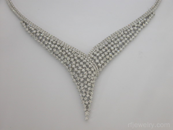 گردنبند جواهر برليان - کد 9501