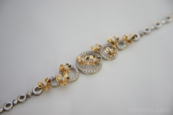 دستبند جواهر برليان - کد 9968